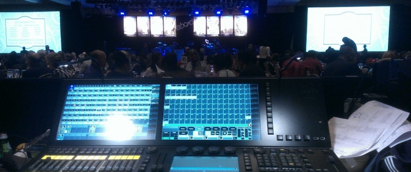 Stage Lighting Design for ABCD Gala in Boston, MA